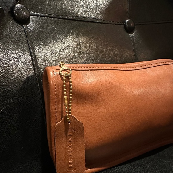 Vintage Coach #7167 Cosmetic Case BT SLG Small Leather Good Makeup Kit - Picture 2 of 11